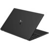 Czarny laptop z widocznym logo na pokrywie, częściowo otwarty, ukazujący klawiaturę i porty boczne. Produkt to "Laptop MAXCOM Office mBook14 Lite Plus 14.1" N4020 4GB RAM 128GB SSD Windows 11 Home".