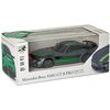 Pudełko zawiera zdalnie sterowany model samochodu Mercedes-AMG GT R Pro w skali 1:24, z widocznym szarym pojazdem z zielonymi detalami. Na opakowaniu znajdują się napisy: "Mercedes-Benz AMG GT R PRO", "No. 29724M", "AGE 6+", "24 GHz", oraz logo "Rastar".