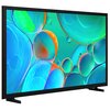 Telewizor z czarną ramką wyświetla kolorową grafikę z motywem bąbelków w odcieniach niebieskiego, zielonego i pomarańczowego. Na dolnej ramce widoczne jest logo "SAMSUNG".