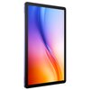 Tablet z dużym ekranem o przekątnej 11 cali, wyświetlający gradientowe tło w odcieniach fioletu, niebieskiego, różowego i pomarańczowego. Obudowa tabletu jest w kolorze fioletowym, a na krawędzi widoczne są otwory na głośniki.
