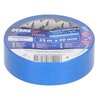 Niebieska taśma malarska marki Dedra o wymiarach 25 m x 30 mm, z oznaczeniem "11T2010" i napisem "Taśma malarska Masking tape" oraz informacją o maksymalnej temperaturze 60°C i odporności na UV do 14 dni. Na etykiecie widoczny jest kod kreskowy oraz infor