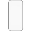 Na zdjęciu widoczne jest szkło hartowane o prostokątnym kształcie z zaokrąglonymi rogami, przeznaczone do telefonu Apple iPhone 17/16 Pro. Produkt jest przezroczysty i nie zawiera żadnych dodatkowych elementów ani tekstu.