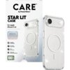 Opakowanie i etui do telefonu marki PanzerGlass z serii CARE, model Star Lit Case, przeznaczone dla Apple iPhone 17 Air, z widocznymi napisami: "1 YEAR ANTI-YELLOWING GUARANTEE", "MagSafe compatible", "4.8 meter drop tested", "Slim yet strong", "Enhanced 