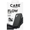 Opakowanie produktu "Etui PANZERGLASS Care Feature Flow MagSafe do Apple iPhone 17 Czarny" przedstawia czarne etui z napisem "CARE by PanzerGlass" oraz hasłami: "FLOW BLACK", "For Apple iPhone 17", "TACTILE METAL BUTTONS", "MagSafe compatible", "2.4 meter