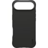 Czarne etui na telefon z wycięciem na aparat i napisem "CARE" w dolnej części. Produkt ma gładką powierzchnię i zaokrąglone krawędzie.