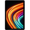 Tablet z czarną ramką wyświetla dynamiczny wzór z jasnymi, kolorowymi liniami w odcieniach pomarańczowego, czerwonego, niebieskiego i fioletowego na ciemnym tle. Na ekranie nie ma widocznego tekstu ani logo.