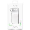 Przezroczyste etui na telefon jest zaprezentowane na białym tle opakowania z logo "PURO" na górze. Na opakowaniu znajdują się napisy: "MADE FROM RECYCLED MATERIALS", "PLASTIC FREE PACKAGING", "SLIM PROFILE" oraz "0.3 NUDE for iPhone Air".