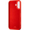Czerwone etui na telefon z wycięciem na aparat i przyciski, z widocznym logo "sbs" oraz napisem "INSTINCT CASE" na dole. Powierzchnia etui ma delikatną, błyszczącą teksturę.