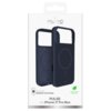 Pudełko zawiera ciemnoniebieskie etui na telefon z widocznym okrągłym wzorem, przeznaczone dla iPhone 17 Pro Max, z technologią MagSafe. Na opakowaniu znajdują się napisy: "PURO", "Works with MagSafe technology", "PLASTIC FREE PACKAGING", "PULSE for iPhon