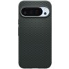 Na zdjęciu znajduje się zielone etui z teksturą w drobne trójkąty, przeznaczone do telefonu Google Pixel 10 Pro XL. W górnej części etui widoczny jest wycięty otwór na aparat z trzema obiektywami i lampą błyskową.