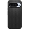 Czarne, matowe etui z teksturą w drobne trójkąty, z wycięciem na aparat i lampę błyskową. Produkt przeznaczony do telefonu Google Pixel 10 Pro XL.