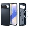 Na zdjęciu widoczne jest etui w kolorze metalowego grafitu, przeznaczone do telefonu Google Pixel 10 Pro XL, z funkcją MagSafe. Etui ma wycięcie na aparat oraz przyciski boczne, a wewnątrz znajduje się okrągły wzór wskazujący na kompatybilność z MagSafe.