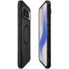 Na zdjęciu widoczne jest czarne etui SPIGEN Ultra Hybrid Mag MagSafe, przeznaczone do telefonu Google Pixel 10 Pro XL. Etui ma przezroczysty tył z widocznym okręgiem MagSafe oraz wycięcia na przyciski i aparat.