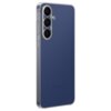 Przezroczyste etui na telefon z trzema widocznymi obiektywami aparatu i napisem "SAMSUNG" na niebieskim tle. Etui ma gładką powierzchnię i zaokrąglone krawędzie.