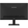 Czarny monitor z logo "Lenovo" na tylnej obudowie, z widocznymi portami HDMI i złączem zasilania. Monitor jest zamontowany na prostokątnej podstawie.