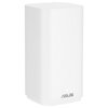 Biały, prostokątny router z zaokrąglonymi krawędziami, na którym widoczne jest logo "ASUS" w dolnej części. Urządzenie ma gładką powierzchnię i minimalistyczny design.