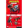 Czerwona grafika promująca grę "Borderlands 4" na Nintendo Switch z datą premiery 12 września, zawierająca postacie i broń z gry oraz tekst: "Bonus przedsprzedażowy* Pakiet Złocistej Chwały", "1 skórka łowcy skarbów", "1 skórka broni", "1 skórka drona Ech