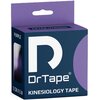 Fioletowe opakowanie z napisem "DrTape Kinesiology Tape" oraz "5 CM X 5 M" i "PURPLE". Na górze widoczny jest napis "EXTRA STRONG".
