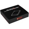 Czarne opakowanie z białym napisem "High Performance Intel Heatspreader V1" oraz schematycznym rysunkiem kwadratowego elementu z czterema otworami w rogach. Na boku opakowania znajduje się logo "thermal grizzly" z wizerunkiem niedźwiedzia i adresem strony