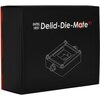 Czarne pudełko z białym napisem "INTEL 1851 Delid-Die-Mate V1" oraz schematycznym rysunkiem narzędzia. Tło jest jednolite, a litera "a" w słowie "Mate" jest wyróżniona na czerwono.