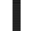 Czarno-szary pasek silikonowy o gładkiej, prążkowanej fakturze, przeznaczony do zegarka Apple Watch. Produkt ma prostokątny kształt i jednolitą kolorystykę.