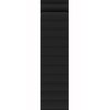 Czarno-szary pasek silikonowy o gładkiej, prążkowanej fakturze, przeznaczony do zegarków Apple Watch. Produkt jest prostokątny i nie zawiera żadnych widocznych napisów ani logo.