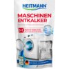 Opakowanie odkamieniacza do pralek i zmywarek HEITMANN 3w1 175 g z widocznym logo producenta na górze. Na opakowaniu znajdują się napisy: "MASCHINEN ENTKALKER", "Machine Limescale Remover", "3in1 Kraftvoll gegen Kalk, Schmutz und Gerüche", "mit Anti-Geruc
