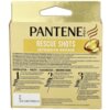 Opakowanie produktu z napisem "PANTENE PRO-V RESCUE SHOTS INTENSIVE REPAIR" zawiera szczegółowe instrukcje użycia w kilku językach oraz kod "P E 2010A155C0". Na opakowaniu widoczny jest również symbol graficzny przedstawiający złotą kapsułkę.