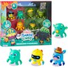 Opakowanie zestawu figurek "Piñata Smashlings" zawiera osiem kolorowych figurek, z czego dwie są ukryte, a na opakowaniu widnieje napis "Includes rare & epic figures". Na opakowaniu znajdują się również ilustracje postaci oraz logo "Piñata Smashlings".