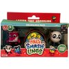 Opakowanie zestawu figurek "Piñata Smashlings" z widocznymi dwoma figurkami i kolorową grafiką na przodzie. Na opakowaniu znajdują się napisy: "#CATCH THAT SMASHLING", "SMASHLINGS PACK", "3 PACK", "Piñata Smashlings", "HIDDEN FIGURE INSIDE", "SERIES 1" or