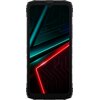Smartfon z wyświetlaczem o przekątnej 6.56 cala, prezentujący kolorowe, neonowe linie na ciemnym tle. Obudowa urządzenia jest solidna, z widocznymi wzmocnieniami na rogach.