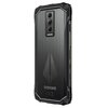 Czarny smartfon z trzema obiektywami aparatu umieszczonymi pionowo na tylnej obudowie, która ma metaliczny wzór i logo "DOOGEE" na dole. Na bocznej krawędzi widoczne są przyciski oraz napis "ULTRA GAME".