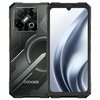 Smartfon z widocznym ekranem i tylną obudową, na której znajduje się logo "DOOGEE" oraz moduł aparatu z trzema obiektywami i lampą błyskową. Ekran wyświetla abstrakcyjny wzór w odcieniach szarości.