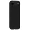 Czarne etui silikonowe z wycięciem na aparat i przyciski boczne, z widocznym napisem "holdit" na dole. Produkt jest przeznaczony do telefonu Apple iPhone Air.