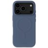 Niebieskie etui na telefon z trzema wycięciami na aparaty i okrągłym wzorem na środku, z widocznym napisem "holdit" na dole. W górnym rogu znajduje się wycięcie na lampę błyskową i dodatkowy otwór.
