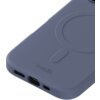Niebieskie etui na telefon z okrągłym wzorem i wycięciami na porty, z widocznym napisem "holdit" na powierzchni. Produkt jest przeznaczony do Apple iPhone 16 i posiada funkcję MagSafe.