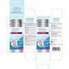 Opakowanie produktu "Spray do nosa STARPHARMA Hipertoniczna woda morska (30 ml)" zawiera teksty w języku polskim i angielskim, takie jak "WODA MORSKA HIPERTONICZNA spray do nosa" oraz "SEA WATER HYPERTONIC nasal spray", a także informacje o naturalnym udrażnianiu nosa i braku konserwantów. Na opakowaniu widoczne są również elementy graficzne, takie jak fale wody i zdjęcie dziecka, oraz logo "Starpharma".