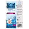 Opakowanie sprayu do nosa z napisem "Woda Morska Hipertoniczna" oraz "spray do nosa", zawiera informacje o naturalnym udrażnianiu nosa, redukcji obrzęku śluzówki i braku konserwantów. Na opakowaniu widoczne jest logo Starpharma, zdjęcie uśmiechniętego dziecka oraz kod kreskowy z numerem 5 902989 934268.