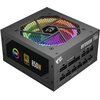 Zasilacz komputerowy z widocznym wentylatorem z podświetleniem RGB i logo smoka na górze. Na boku obudowy znajdują się napisy: "RGB Version", "80 Plus Gold", "850W" oraz "FULL MODULAR".