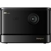 Czarny projektor z widocznym obiektywem i napisem "4K ULTRA HD" w lewym górnym rogu oraz logo "Dangbei" w prawym dolnym rogu. Urządzenie ma błyszczącą powierzchnię i nowoczesny design.