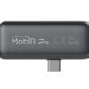Czarny, prostokątny moduł z napisem "MobIR 2s" oraz oznaczeniami CE i RoHS, z widocznym złączem USB-C na dole. Produkt to kamera termowizyjna GUIDE SENSMART MobIR 2S M2SA USB-C.
