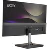 Monitor marki Acer z widocznym logo na tylnej obudowie, ozdobionej falistym wzorem w odcieniach fioletu i żółci. Na tylnej części monitora znajdują się porty HDMI, VGA oraz audio.