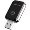 Czarny adapter z metaliczną obudową i złączem USB, na którego powierzchni widnieje napis "2 IN 1". Adapter ma prostokątny kształt z zaokrąglonymi krawędziami.