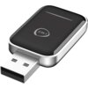 Czarny adapter z metaliczną obwódką i złączem USB, na którego powierzchni widnieje napis "2 IN 1". Adapter ma prostokątny kształt z zaokrąglonymi rogami.