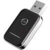 Czarny adapter USB z zaokrąglonymi krawędziami, na którym widoczne jest logo z napisem "ZINT". Adapter ma srebrną obwódkę i prosty, elegancki design.
