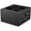 Czarny zasilacz komputerowy z widocznym wentylatorem na górze oraz panelami z gniazdami oznaczonymi jako "CPU/PCI-E", "PERIPHERAL/SATA" i "MOTHERBOARD". Na boku obudowy znajduje się wytłoczone logo producenta.