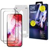 Opakowanie produktu "3mk Hardy Hardura 9H" zawiera dwie sztuki szkła hartowanego do Google Pixel 10/Pixel 10 Pro, z widocznym logo 3mk oraz napisami "HARDY", "Hardura 9H™", "Tempered glass", "Szkło hartowane", "2 pcs included", "European brand". Na opakow