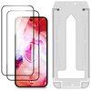 Na zdjęciu widoczne jest szkło hartowane 3MK Hardy Hardura 9H przeznaczone do Google Pixel 10/Pixel 10 Pro, obok którego znajduje się szablon montażowy. Na ekranie telefonu widoczny jest napis "DEDICATED TO: Google Pixel 10/10 Pro" oraz logo "3mk".