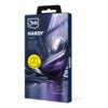 Opakowanie produktu "Szkło hybrydowe 3MK Hardy Fusion do Xiaomi Redmi Note 14 4G (2 szt.)" przedstawia grafikę telefonu z nałożonym szkłem ochronnym oraz ikonę tarczy. Na opakowaniu widnieje tekst: "3mk HARDY Fusion™ Unbreakable glass Niezłukalne szkło Vi