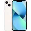 Biały smartfon z dużym ekranem, na którym widoczna jest abstrakcyjna grafika w odcieniach niebieskiego i zielonego. W górnej części ekranu znajduje się niewielkie wcięcie na kamerę, a z tyłu urządzenia widoczne są dwa obiektywy aparatu oraz logo producent